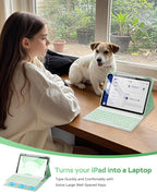 Folio Keyboard Case for iPad 10th Gen 10.9 inch and iPad 11th, Magnetic - Image 9