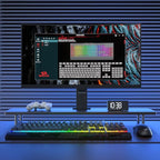 Redragon K525 RGB Backlit 104 Keys Wired Membrane Gaming Keyboard w/ 5 - Image 7