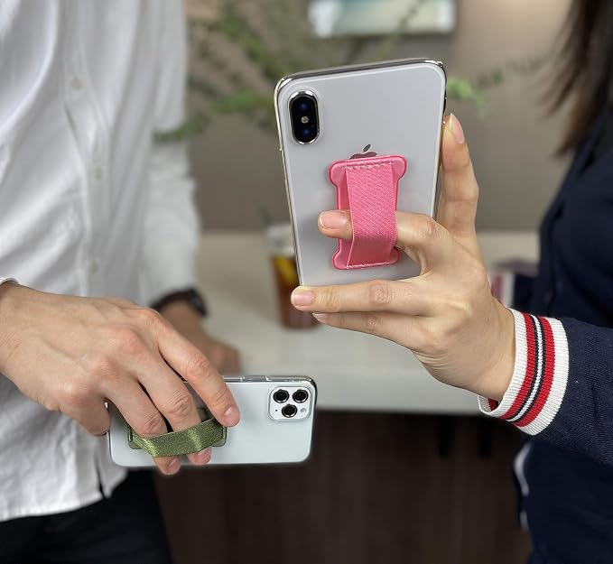 Phone Grip Holder for Hand, Universal Finger Strap Phone Holder, Finger Selfie - Image 8