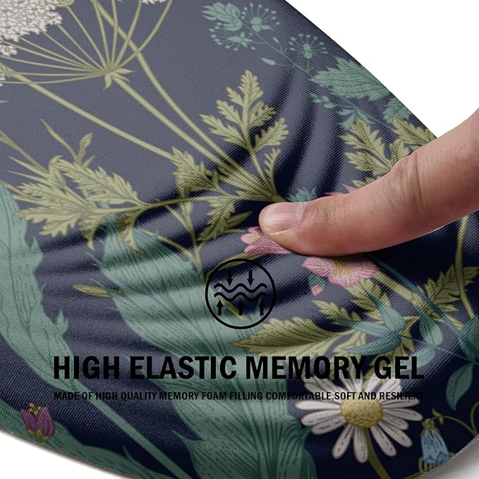 Ergonomic Mouse Pad with Wrist Rest Support, Memory Foam & Polyurethane - Image 3