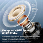 SoundPEATS Air5 Pro Adaptive Hybrid Noise Cancelling Wireless Earbuds, Qualcomm - Image 4