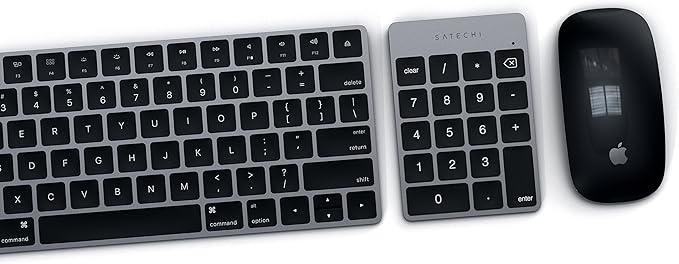 Satechi Slim Aluminum Bluetooth Keypad, Wireless Number Pad - Image 9