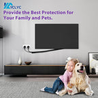 Cord Protectors from Pets No Chew 8.2ft 1/2inch, YCLYC Spilt Wire Protector - Image 6