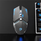 TENMOS T12 Wireless Gaming Mouse Rechargeable, 2.4G Silent Optical Wireless - Image 3