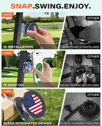 A2C Alloy Magnetic Golf Cart Phone Holder Compatible - Image 3