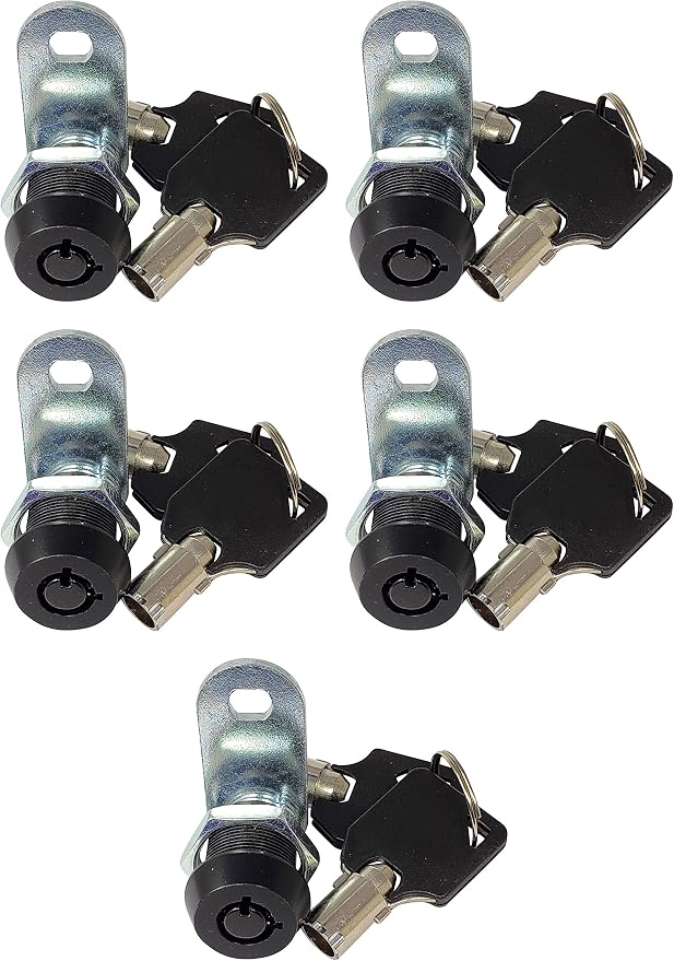 Admiral Locks Tubular Cam Lock, Keyed Alike Removable Key RV Compartment by AdmiralLocks