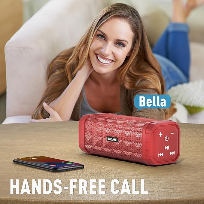 BUGANI Bluetooth Speaker Portable Wireless Speaker, 100ft Wireless Range - Image 4