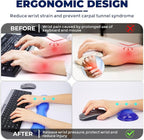 Gel Wrist Rest for Keyboard and Mouse, Wrist Rest for Keyboard, Mouse Wrist - Image 3