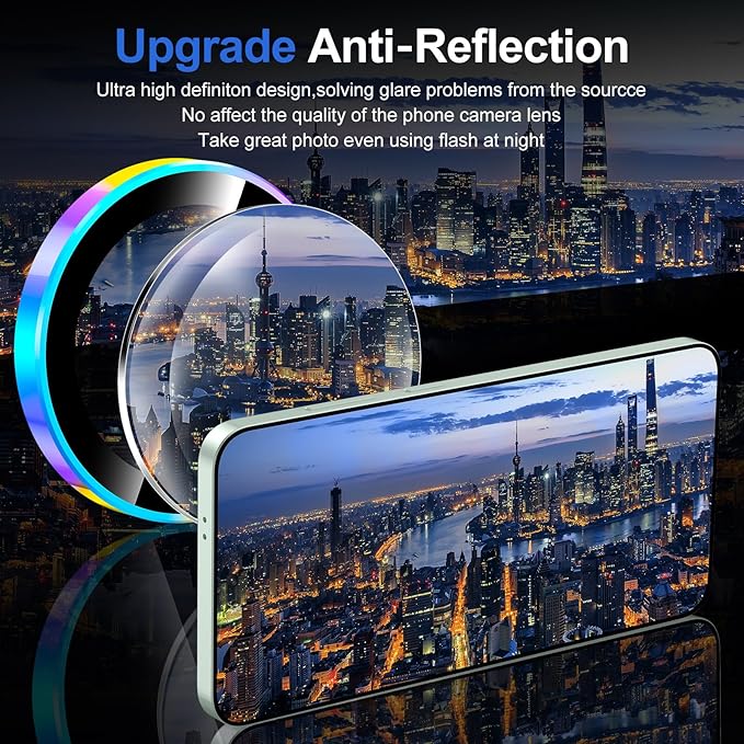 for Samsung Galaxy S25 Plus Camera Lens Protector, Individual Metal Ring - Image 4