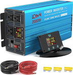 2000 Watt Inverter Pure Sine Wave DC 24V to 110V/120V AC Power Inverters by LCYMW