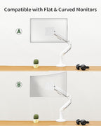 Ultrawide Single Monitor Mount, Adjustable Gas Spring Monitor Arm - Image 3