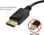 4K DisplayPort to HDMI Adapter, 10 Pack, Uni-Directional Gold-Plated Display - Image 2