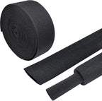 Heat Shrink Wire Loom 2:1 Shrinkable Braided Cable Sleeve 1-3/8 Inch ID-46ft by BuyUneed