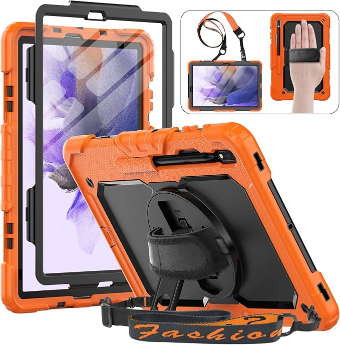 HXCASEAC Case for Samsung Galaxy Tab S7 FE 5G 12.4 inch, Protective by HXCASEAC