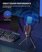Gaming Microphone, USB Computer Condenser Mic - Image 4