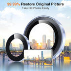 YWXTW S25 Ultra Camera Lens Cover, 9H Tempered Glass Upgraded Metal Edging - Image 6