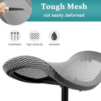 Footrest for Desk Adjustable Height 2-in-1 Function Rotatable Ergonomic Under - Image 5