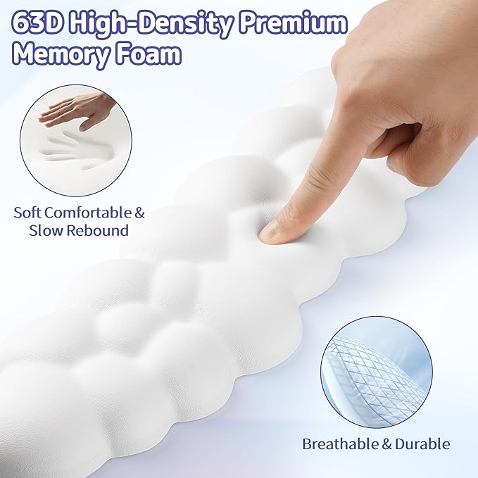 Cloud Wrist Rest Keyboard, Cloud Keyboard Wrist Pad Set - Image 4