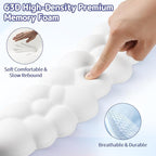 Cloud Wrist Rest Keyboard, Cloud Keyboard Wrist Pad Set - Image 4