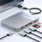 YOTUO Docking Station External Hard Drive Storage, USB-C Hub + HDD 7-in-1 by YOUTO