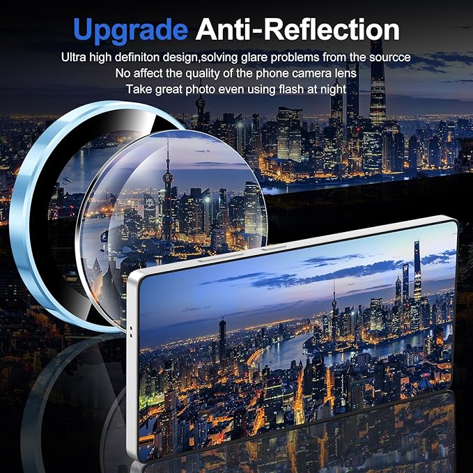for Samsung Galaxy S25 Ultra Camera Lens Protector, Individual Metal Ring - Image 4
