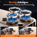 Camera Lens Protector for iPhone 16 Pro Max/16 Pro/15 Pro Max/15 Pro/14 Pro - Image 2