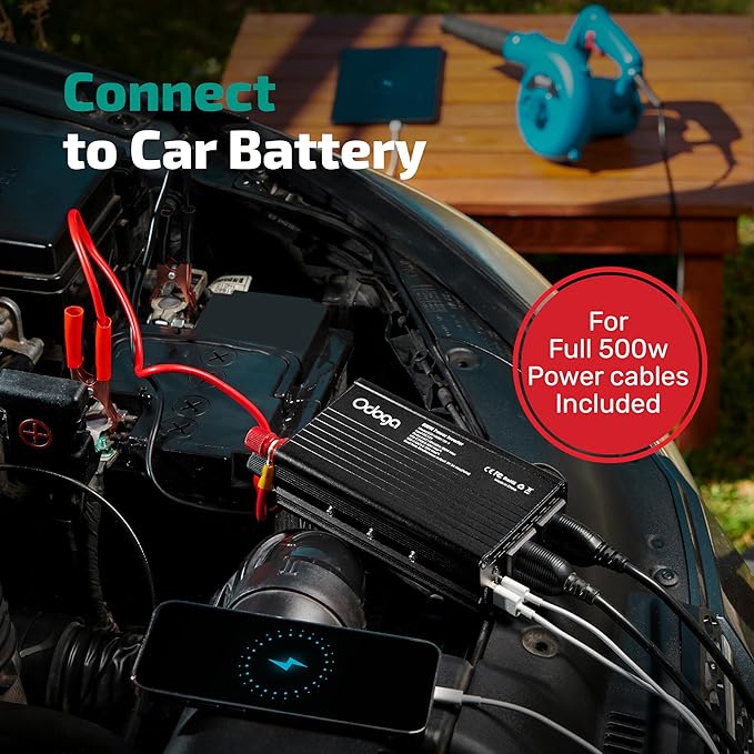 500W Car Power Inverter 12v to 110v – Car Adapter - Image 6