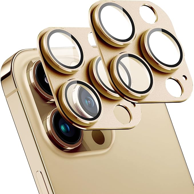 2 Pack Camera Lens Protector for iPhone 13 Pro/iPhone 13 Pro Max, AR Tempered by SHANG+PIN+JIA