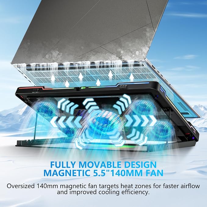 G-STORY Gaming Laptop Cooling Pad - Image 2