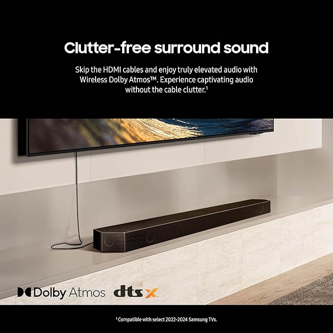 Samsung Q800D 5.1.2ch Soundbar w/Wireless Dolby Atmos Audio, Q-Symphony - Image 5