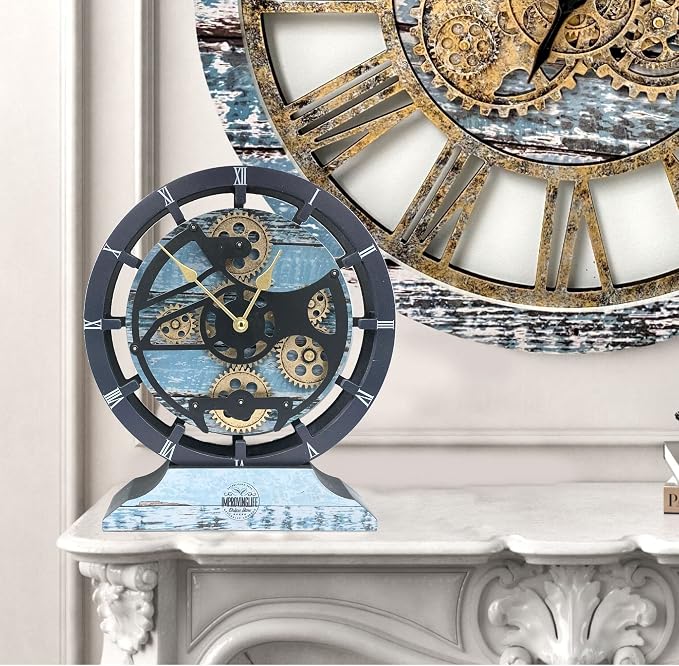 ImprovingLife The Gears Clock Desk Clock 10 inches - Image 6