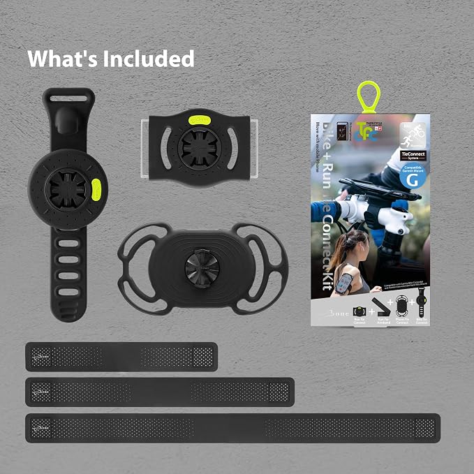 BONE Run + Bike Tie Connect Kit 1, 2-in-1 Running & Bike Phone Holder, - Image 7