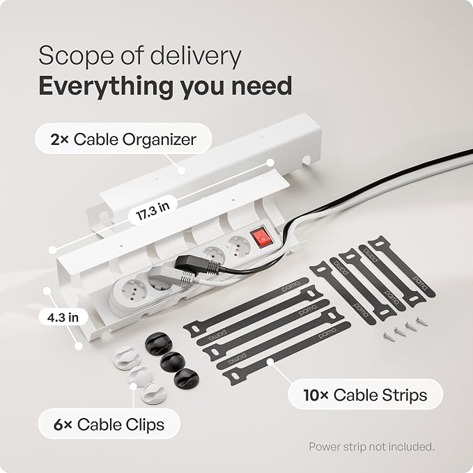 PAMO Cable Management Under Desk - Image 3