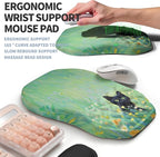 2-in-1 Ergonomic Set, Wave Keyboard Wrist Rest and Massage Slope Mouse Pad - Image 3
