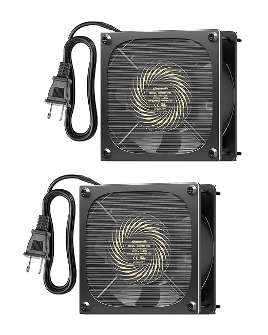 DEWENWILS Exhaust Fan 120V AC, Waterproof Ventilation Fan 30 Mesh Metal Filter by DEWENWILS