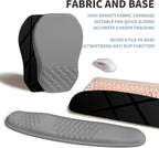 2-in-1 Ergonomic Set, Wave Keyboard Wrist Rest and Massage Slope Mouse Pad - Image 6