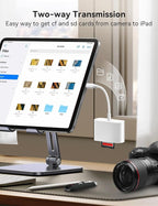 SD Card Reader, USB C to Micro SD/TF/CF Memory Card Reader, 4 in 1 USB Type C - Image 5