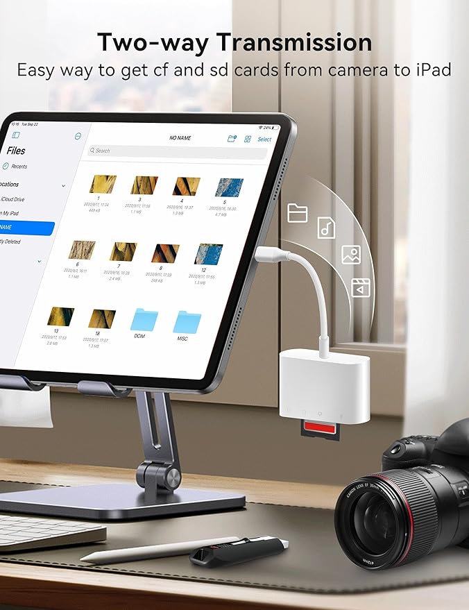 SD Card Reader, USB C to Micro SD/TF/CF Memory Card Reader, 4 in 1 USB Type C - Image 5