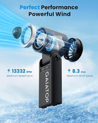 Gaiatop Portable Handheld Mini Fan, 21 Working Hours 6 Speeds, Rechargeable - Image 2