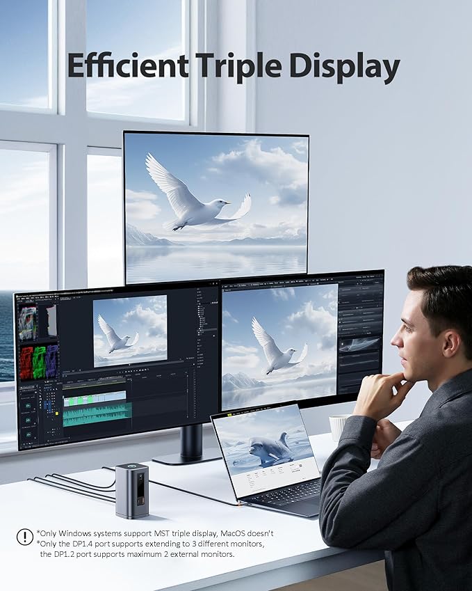 Baseus Spacemate Docking Station, 11-in-1 USB-C Dock - Image 3