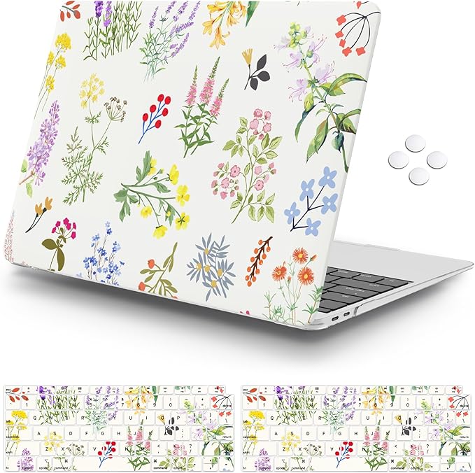 iCasso Compatible with MacBook Air 13 inch Case 2020-2018 Release M1 A2337 by iCasso