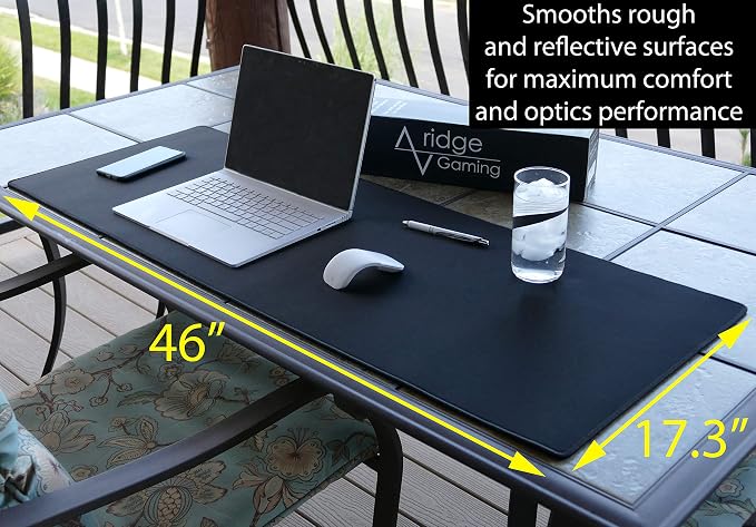 Gaming Mouse Pad Massive 46 inch | 46x17.3x0.20 Extra Thick | Black | Stitched - Image 6