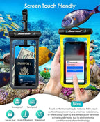 Hiearcool Waterproof Phone Pouch, Waterproof Cell Phone Dry Bag - Image 6
