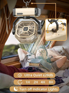 Camping Fan Rechargeable - Image 5