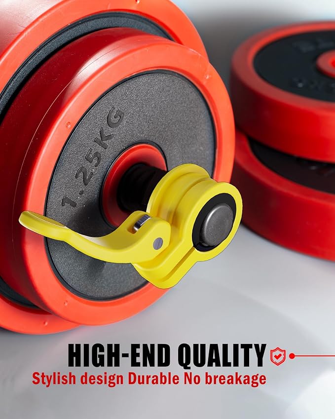 Narrow Barbell Clips 2.5cm Width - Image 6