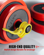 Narrow Barbell Clips 2.5cm Width - Image 6
