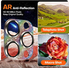 Camera Lens Protector for iPhone 16 Pro Max/16 Pro/iPhone 15 Pro Max/15 - Image 4