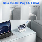 160W USB Charging Station Power Strip, 11-in-1 USB C Charger Block, 2AC Outlets - Image 6