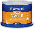 Verbatim DVD-R Blank Discs AZO Dye 4.7GB 16X Recordable Disc by Verbatim