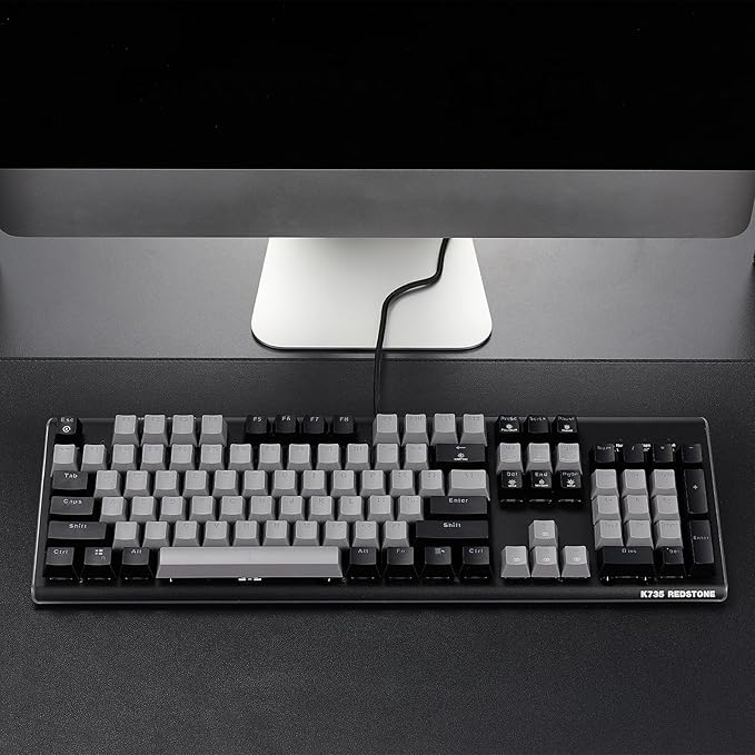 Hexgears GK735 Wired Full Size Mechanical Keyboard, Aluminum Housing Built - Image 5